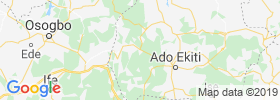 Aramoko Ekiti map